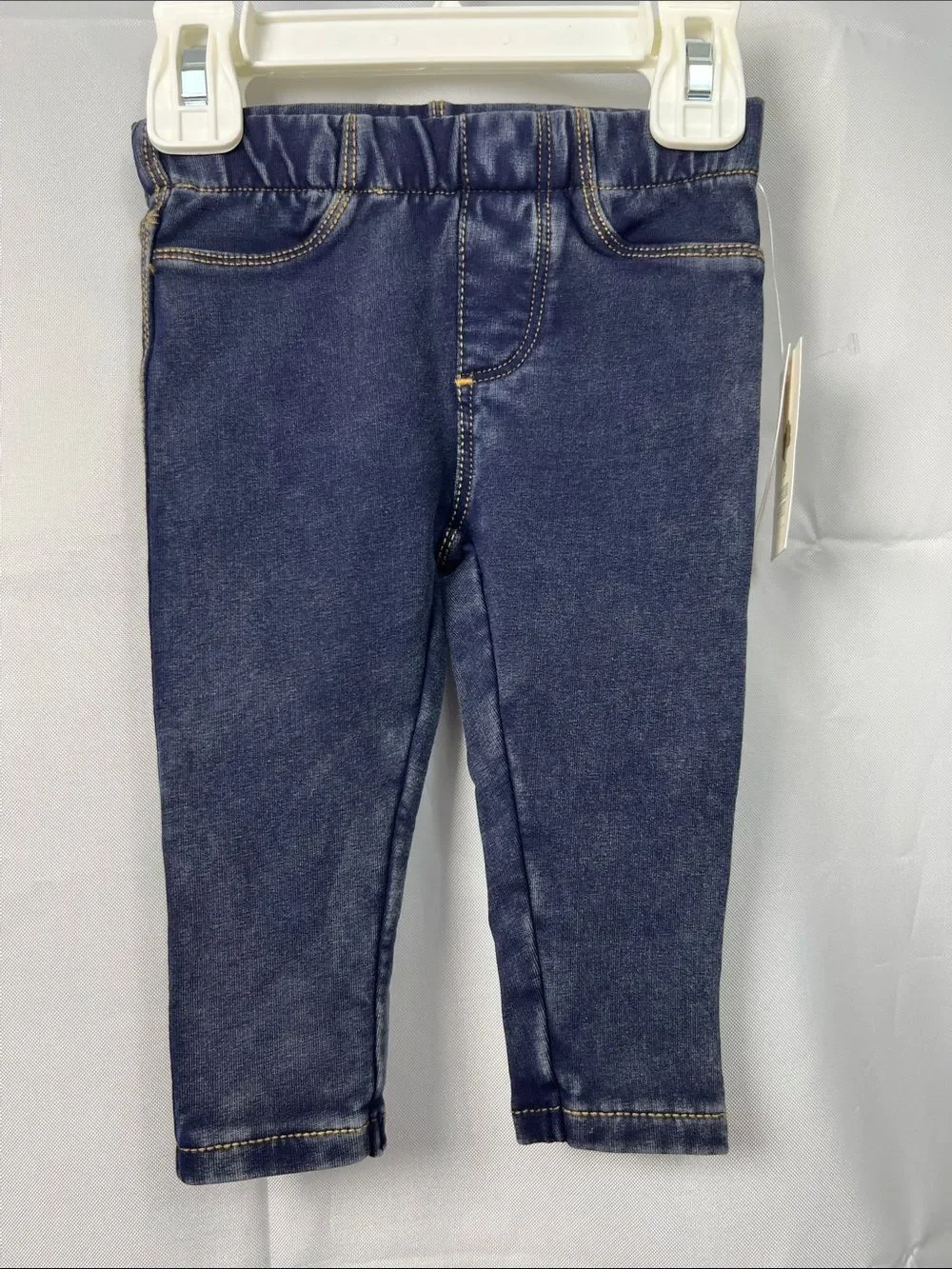 Tucker and Tate Dark indigo wash soft skinny jeggings NWT size 6 months